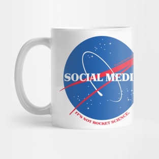 Social Media ≠ Rocket Science Mug